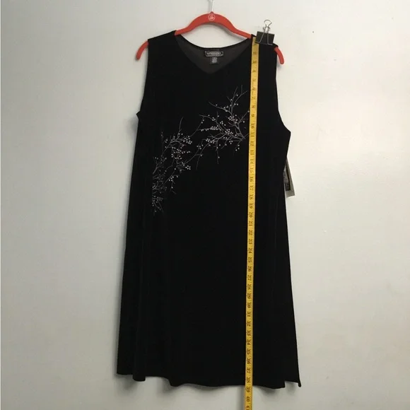 Impressions | Dresses | Impressions Black Sequin Aline Midi Dress | Poshmark